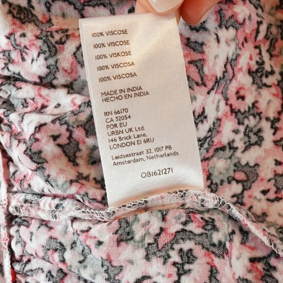 Free People One I Love Ditsy Floral Midi Dress - Size Small - Picture 6 of 8